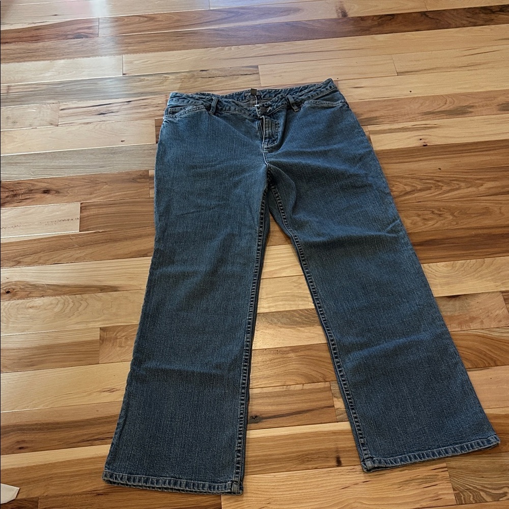 J. Jill Dark Blue Flare Jeans